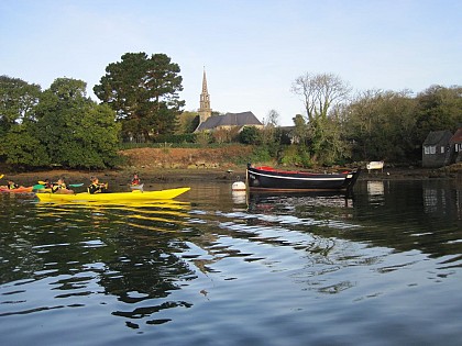 En kayak au fil de l'Aber Ildut