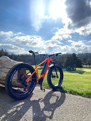 Fatbike autour du golf