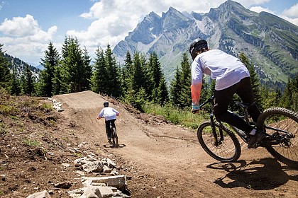 Descente bleue du Loup - Piste VTT Descente N°9