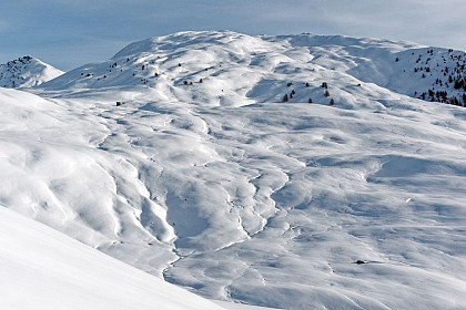 Le col de Bousson par la gravière