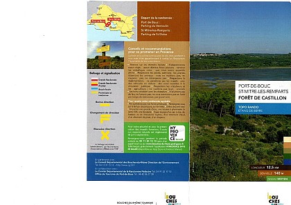 PORT DE BOUC - SAINT MITRE LES REMPARTS - FORET DE CASTILLON - ETANG DE BERRE