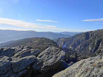 Les Fleysses au départ du Poujol-sur-orb