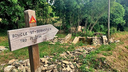 Randonnée / promenade à Plestin -  Boucle Saint Sébastien