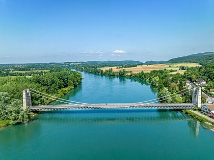 Parcours de la Via Rhôna aux Balcons du Dauphiné