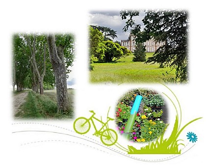 Circuit vélo autour de Saint Nicolas de la Grave "Le Bambou Bleu"