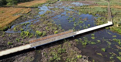 Les passerelles du marais de Vaux