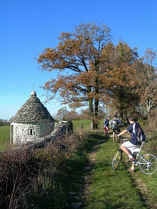 GR46 de Sarrazac à Beauregard, par Rocamadour et St Cirq Lapopie