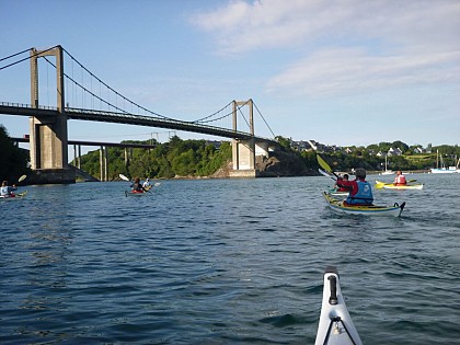 Balade nautique en kayak de mer sur la Rance maritime