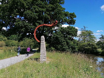 Parcours "Art et environnement" sur la Voie verte - chemin de halage