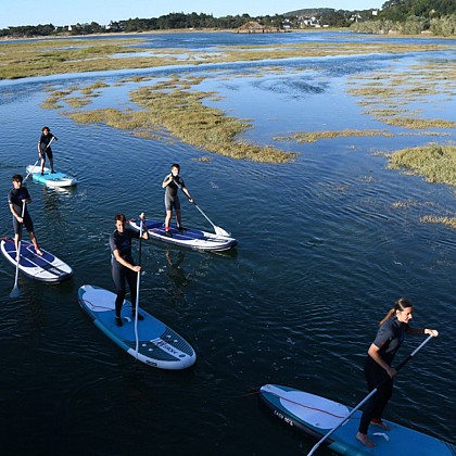Balade nautique paddle dans la lagune des Sables-d'Or