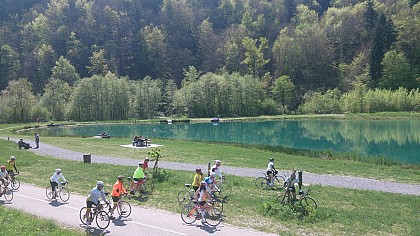 Voie verte reliant Albertville à Annecy en passant par Ugine