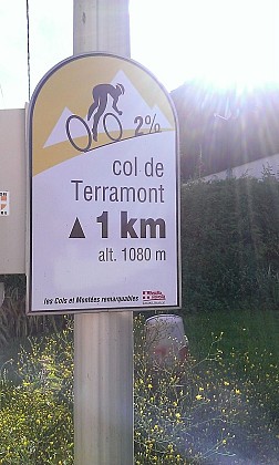 Boucle cyclo : Tour du Mont d'Hermone
