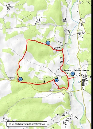 La boucle des truffières à St Jory Lasbloux