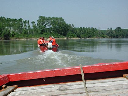 Couthures, la promenade des Gens de Garonne