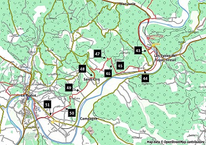 Dans les pas des Hommes de Lascaux Etape 5: Les Eyzies-Le Bugue