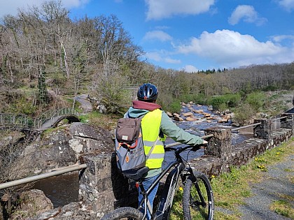 Circuit à vélo terrasses de Saint-Amand et site Corot