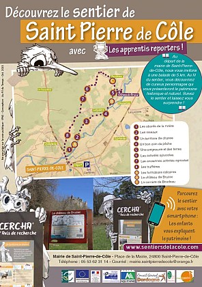 Découvrez le sentier de Saint Pierre de Côle avec les apprentis reporters
