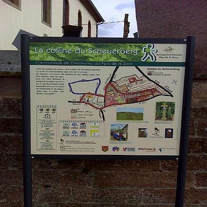 La colline du Scheuerberg à Lixhausen