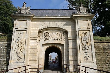 Longwy et les remparts de la ville haute