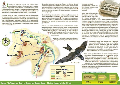 Le sentier des côteaux divins : Mazeuil/Verger-sur-Dive