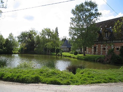 Tourist circuit of ponds and marshes around Pont Audemer 27500 Normandy