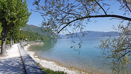 Tour du Lac du Bourget - Étape 4 : Du Bourget du Lac à Aix les Bains