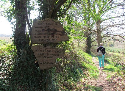 Saint-Goazec : Hent Kozh Steraon - Sentier Poétique