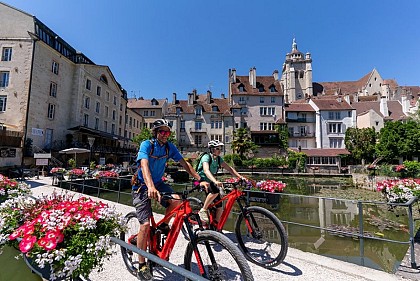 Echappée Jurassienne VTT - Étape 1 : Dole - Salins les Bains