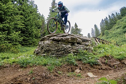 Descente rouge du Loup - Piste VTT Descente N°9