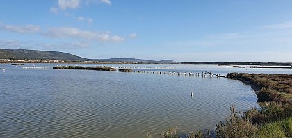 Tour de l'Etang d'Ingril et les Salins de Frontignan
