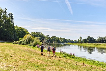 Le halage de la Sarthe et Sablières