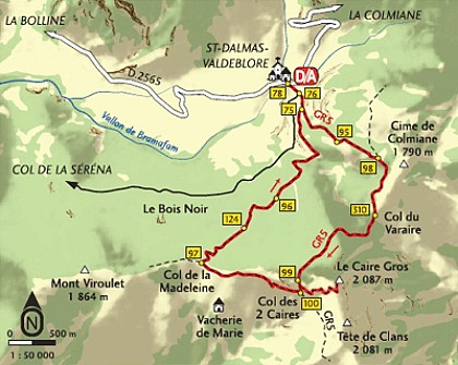 Le Caïre Gros (départ de St Dalmas)