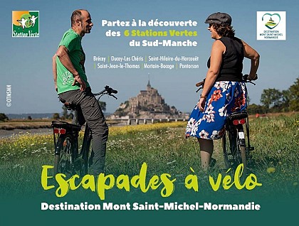 Escapades à vélo entre Stations Vertes : Brécey > Saint-Jean-le-Thomas
