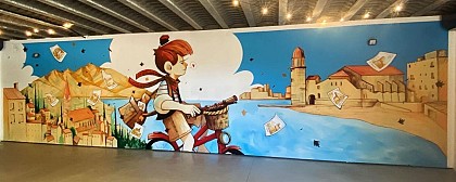 Circuit Street-art - Sur les traces de Ben CAILLOUS au départ du Camping Amélia