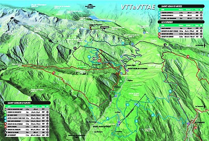 Mountain bike map