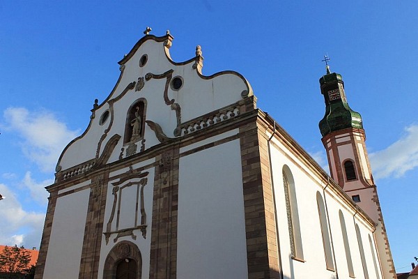Façade baroque de l'église Saint-Martin