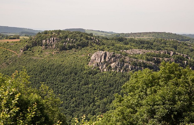 Paysage rocailleux de Mont-Roc