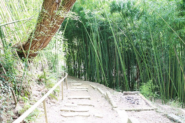 Descente fontaine des 100 marches