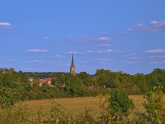 Vue sur Delme