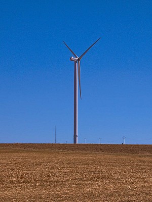 Éolienne sur le Chemin de la Reine