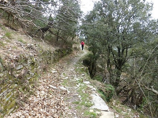 Descente vers La Fare