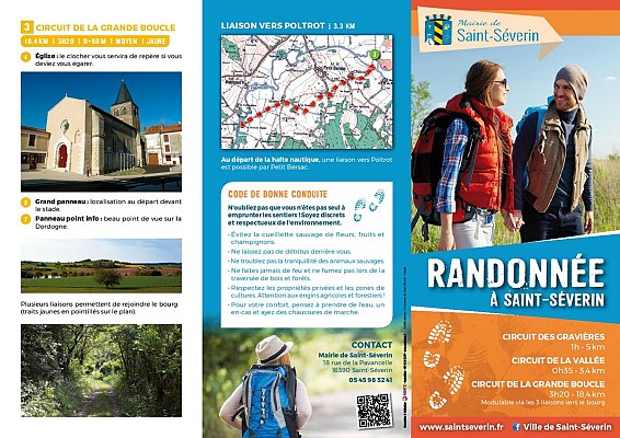 Fiche circuit de randonnée de la commune de Saint-Séverin