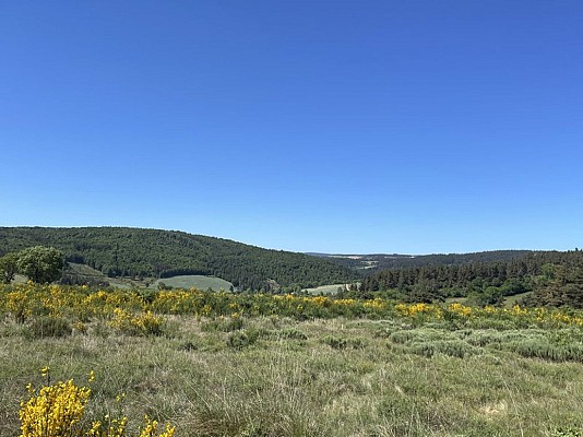 Panorama avant de rejoindre Pierrefiche