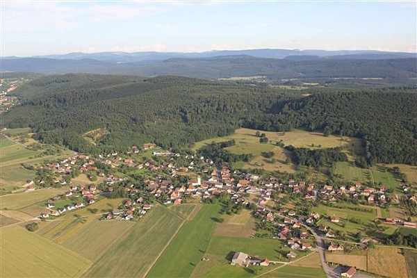 Koestlach et le Kastelberg vus du ciel