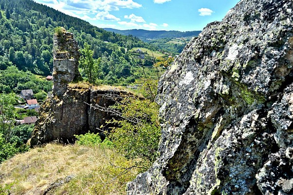 Circuit rando - le tour de Faurupt et le château du Bonhomme