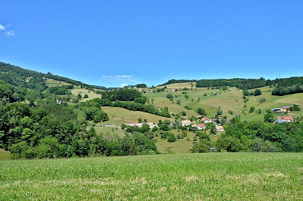 Circuit rando - l'étang du Devin depuis Lapoutroie