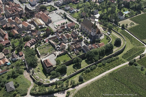 Circuit de visite à travers le quartier des remparts de Châtenois