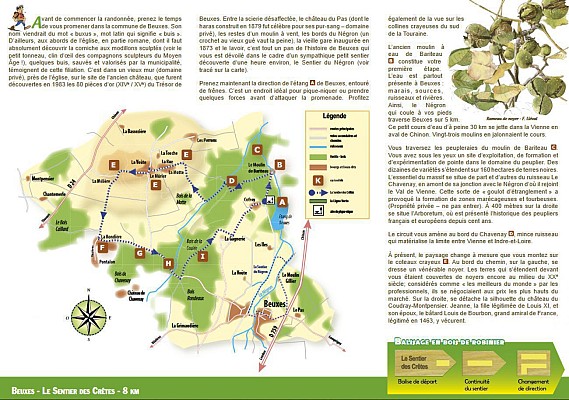 Le sentier des Crêtes : Beuxes/Vézières