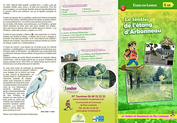 Le sentier de l'Etang d'Arbonneau : Ceaux-en-Loudun