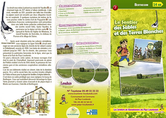 Le sentier des Sables et des Terres Blanches : Berthegon